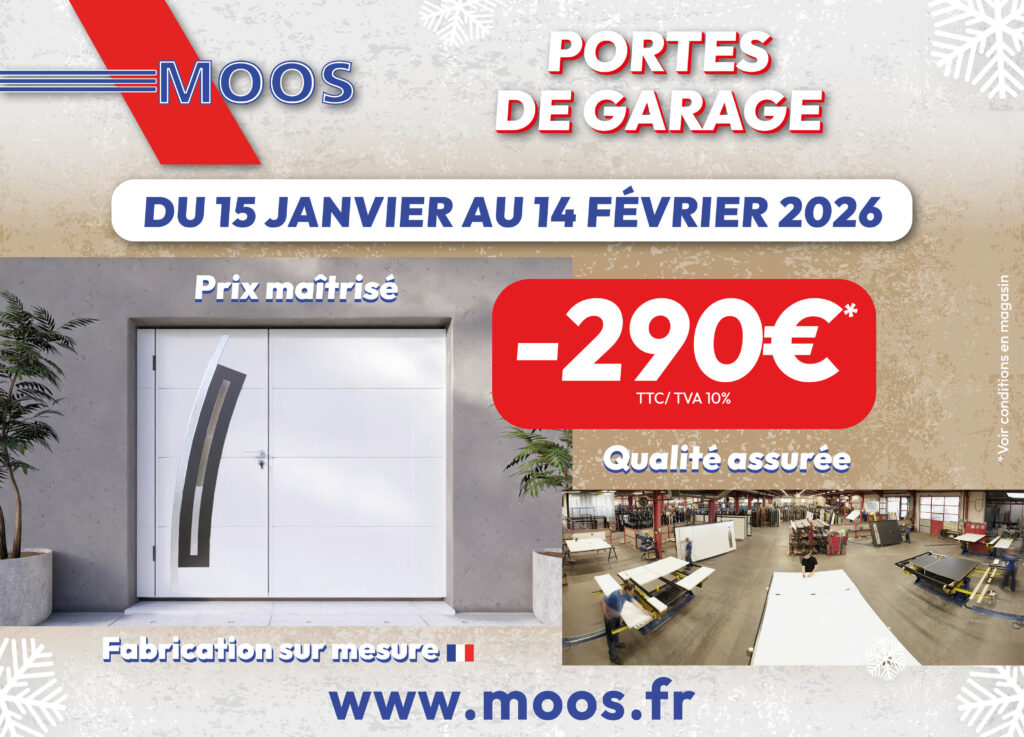 Promotion portes de garage MOOS