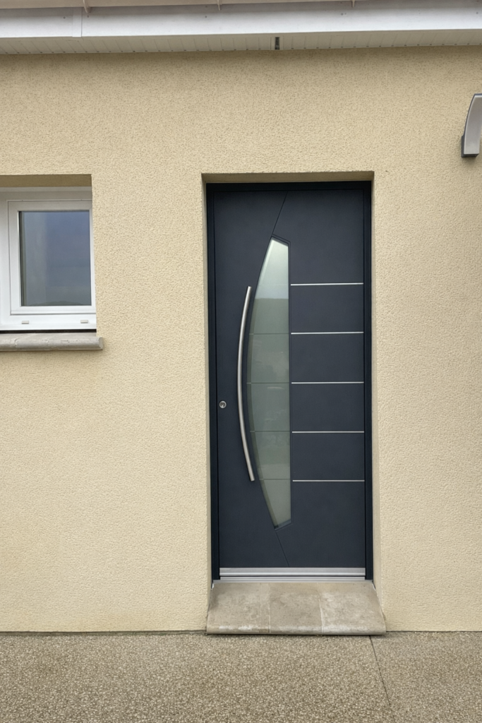 Porte d'entrée moderne et élégante
